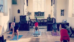 The adult fitness class at St Mary’s Church when the Village Hall was booked for an event